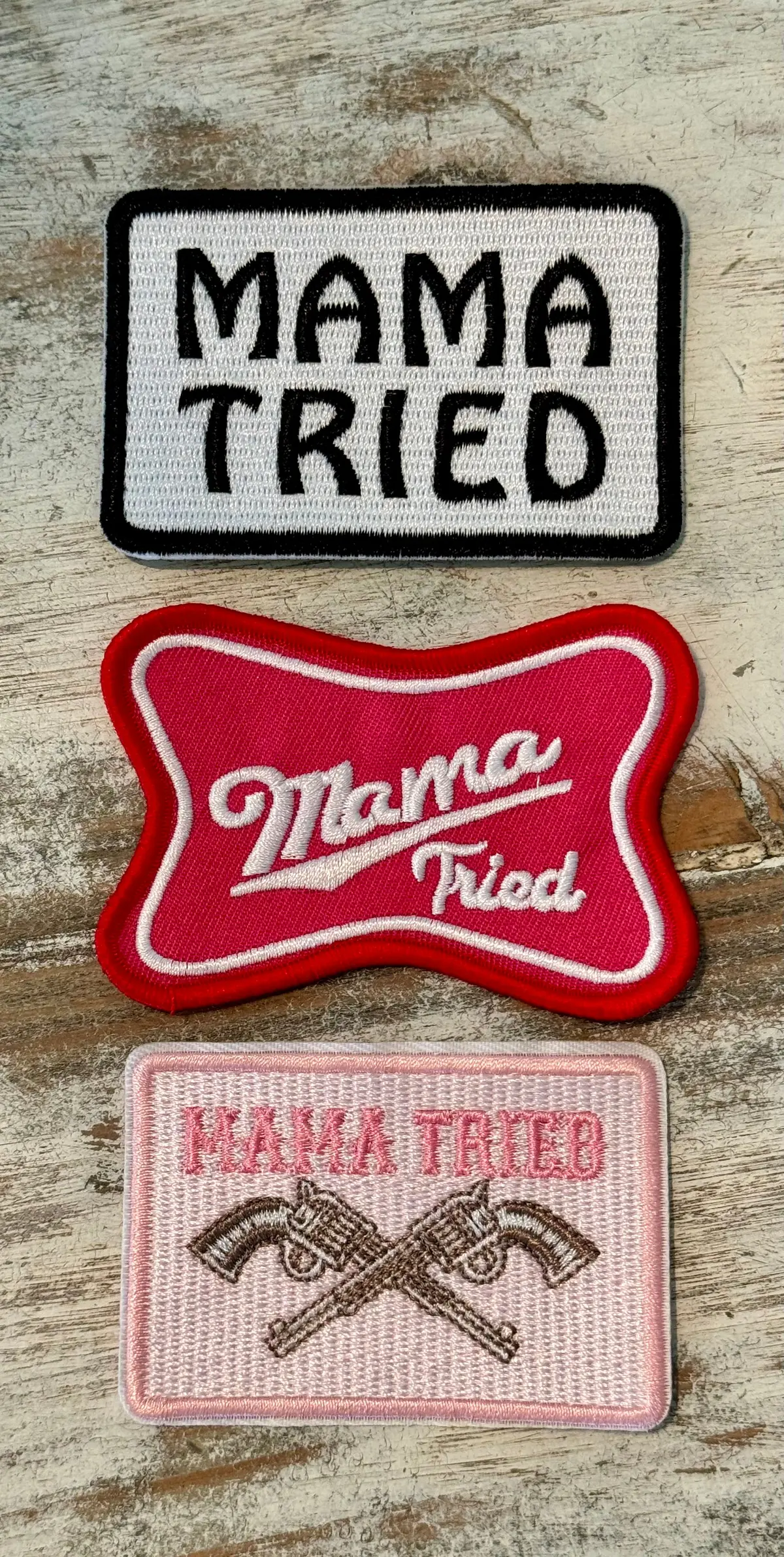 Mama Tried Iron On Patches 1