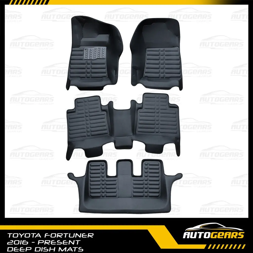Toyota Fortuner (2016 - 2026) Deep Dish Mats / Matting 1