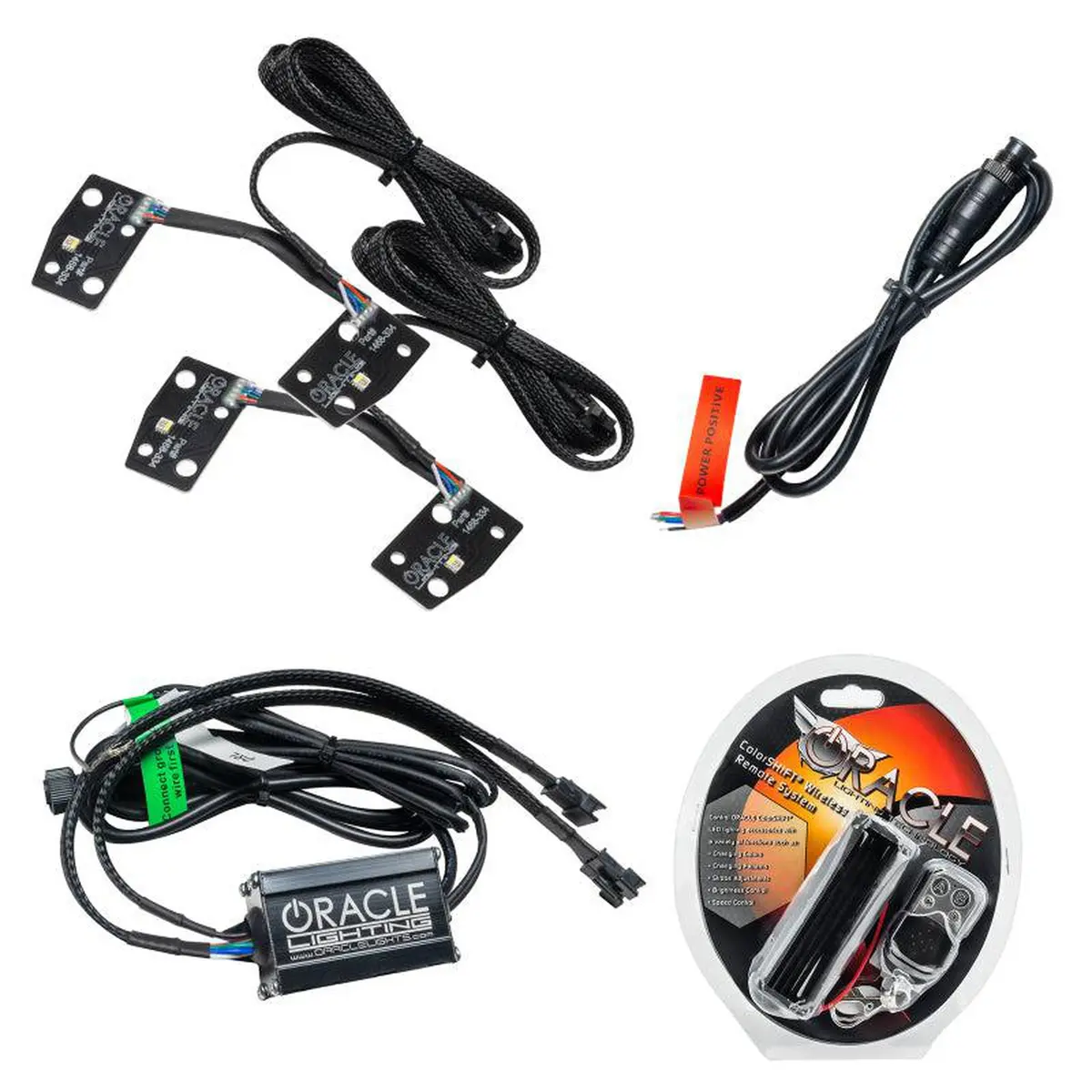 Oracle Drl Upgrade W/ Halo Kit - Colorshift W/ Rf Controller For 2021+ Ford Bronco 1