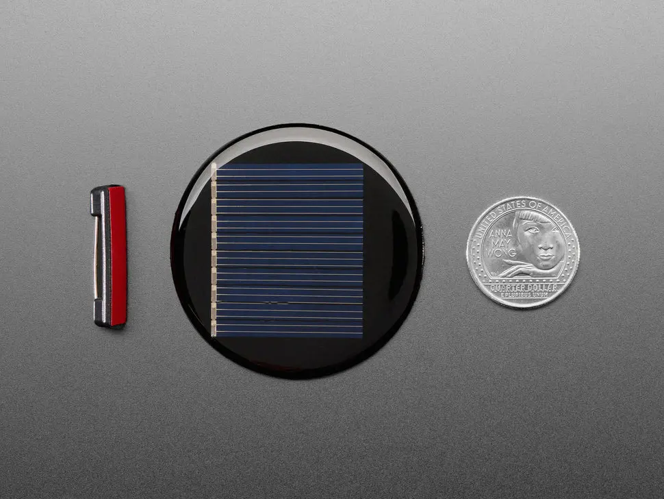Round Solar Panel Skill Badge - 5V / 40Ma 1