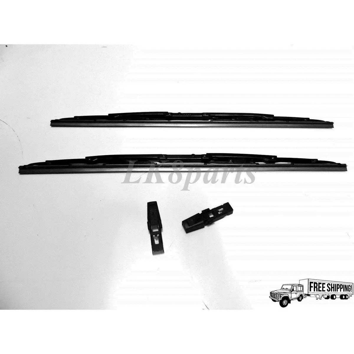 Wiper Blade & Clip Pair Front 1