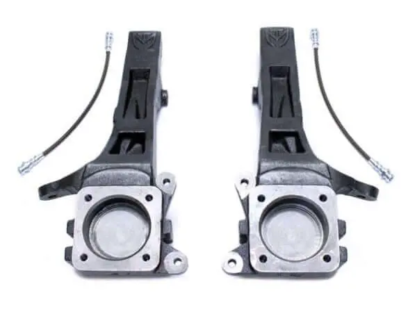 Front Lift Spindles W/ Extended Brake Lines | 4″ Lift Height 2Wd (6-Lug) Fits 2005-2023 Toyota Tacoma 1