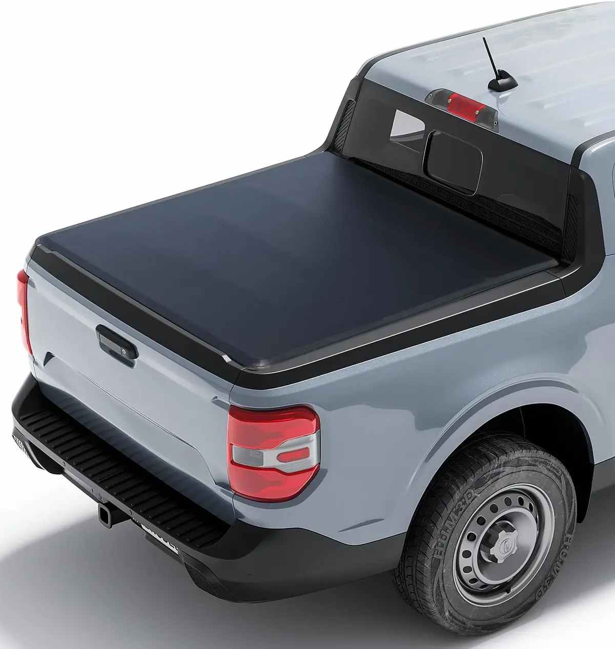 4.6Ft Soft Tri-Fold Truck Bed Tonneau Cover For 2022-2026 Ford Maverick 1
