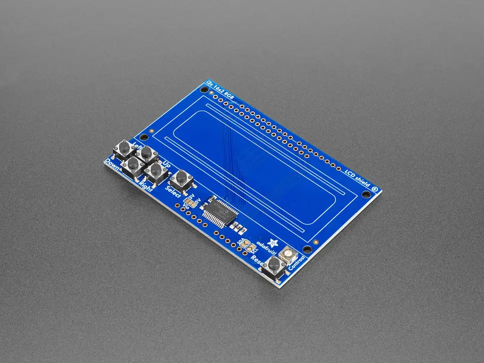 Adafruit I2c Controlled + Keypad Shield Kit For 16X2 Lcd 1