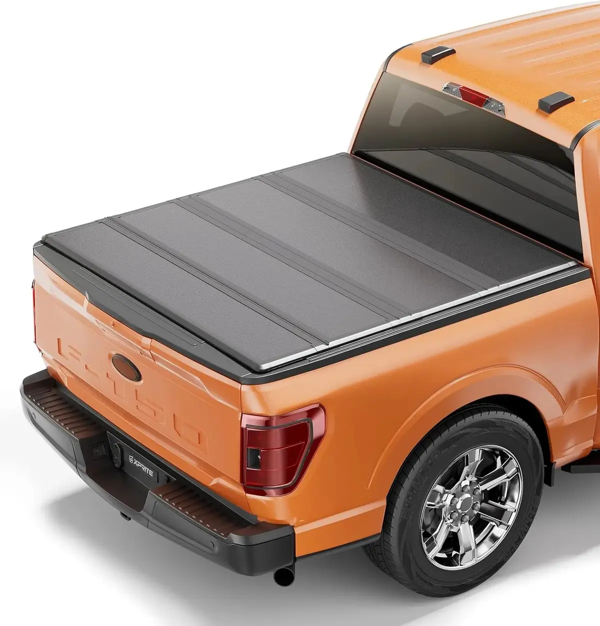Hard Quad Fold Truck Bed Tonneau Cover For 2015-2026 Ford F150 1