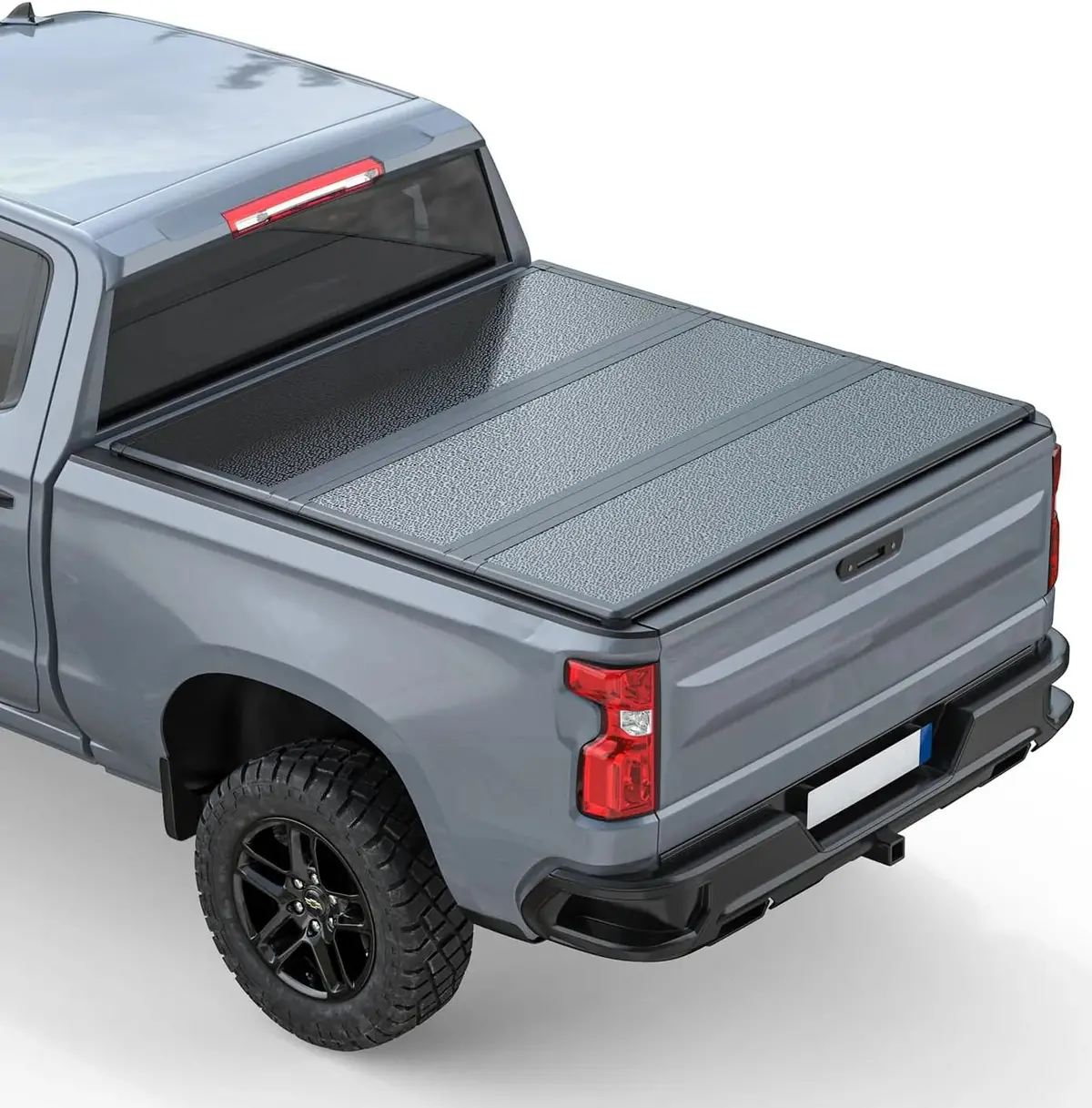 Hard Tri-Fold Truck Bed Tonneau Cover For 2020-2026 Chevrolet Silverado 1