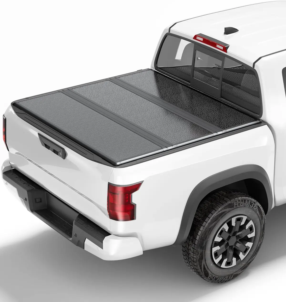 Hard Tri-Fold Truck Bed Tonneau Cover For 2014-2026 Nissan Frontier Kc Double Cab 1