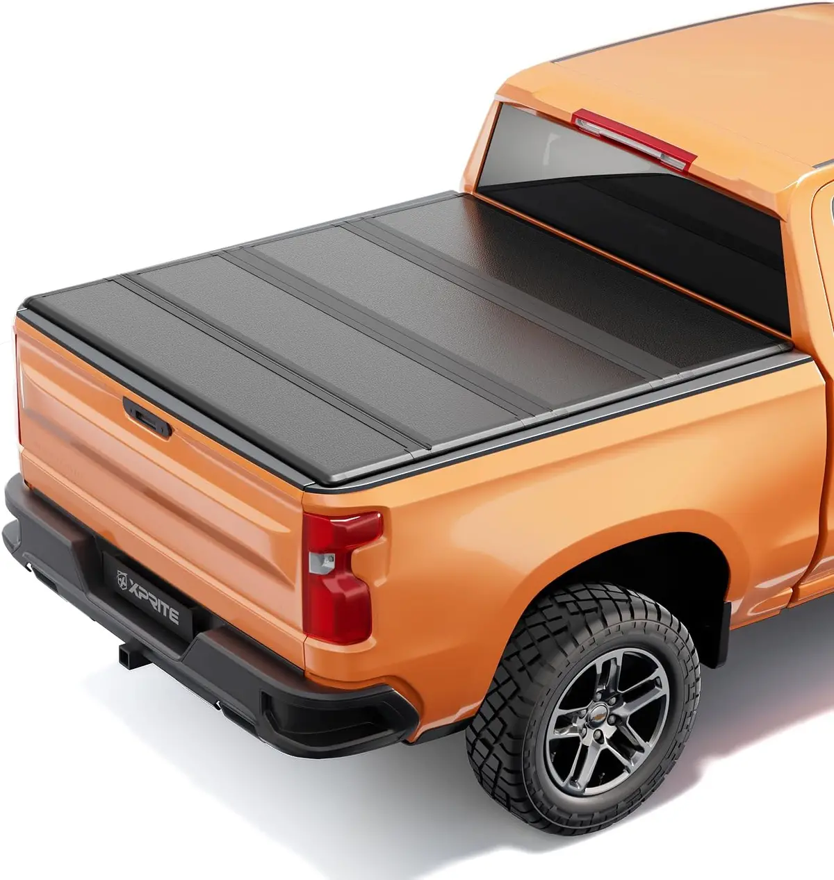 Hard Quad Fold Truck Bed Tonneau Cover For 2007-2026 Chevrolet Silverado 1