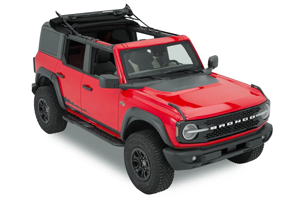 Bestop Skyrider (Black Twill) For 2021+ Ford Bronco 4 Door (Non-Raptor) 1