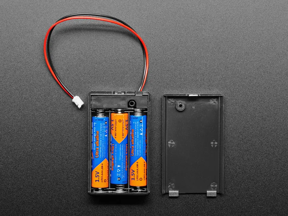 3 X Aaa Battery Holder With On/Off Switch And 2-Pin Jst 1