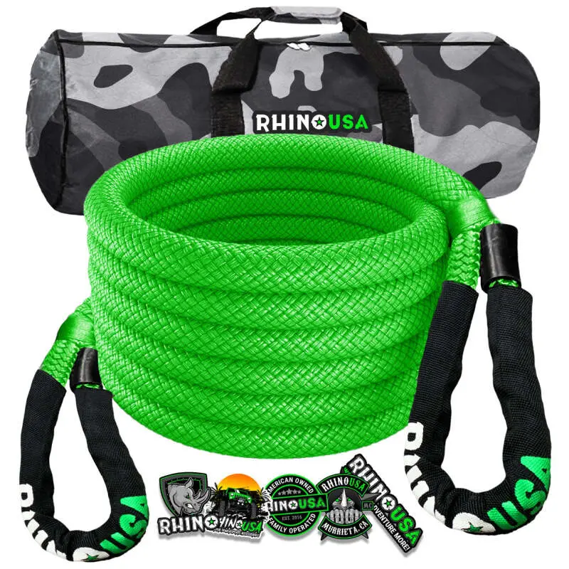 Rhino Usa Kinetic Energy Recovery Rope (7/8In X 20Ft) Green | Krope-78X20-Grn 1