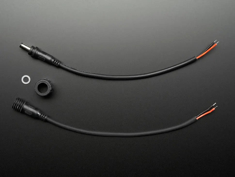 Waterproof Dc Power Cable Set - 5.5/2.1Mm 1