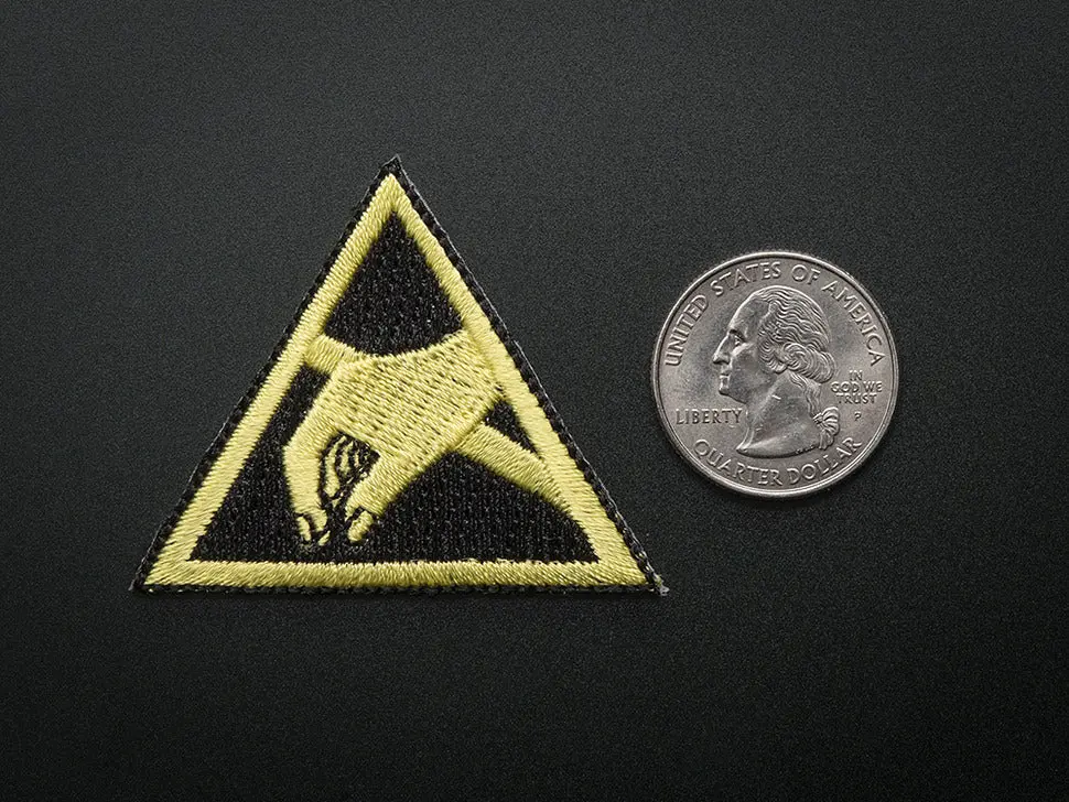 Esd (Electrostatic Discharge) Skill Badge Iron-On Patch 1