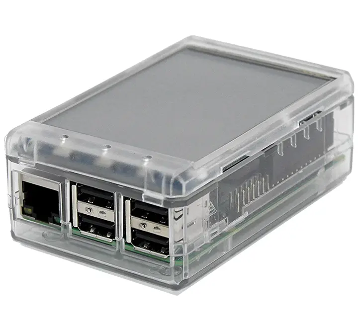 Protective Clear Case For Raspberry Pi 2, 3, 3B+ And 3.2" Lcd 1