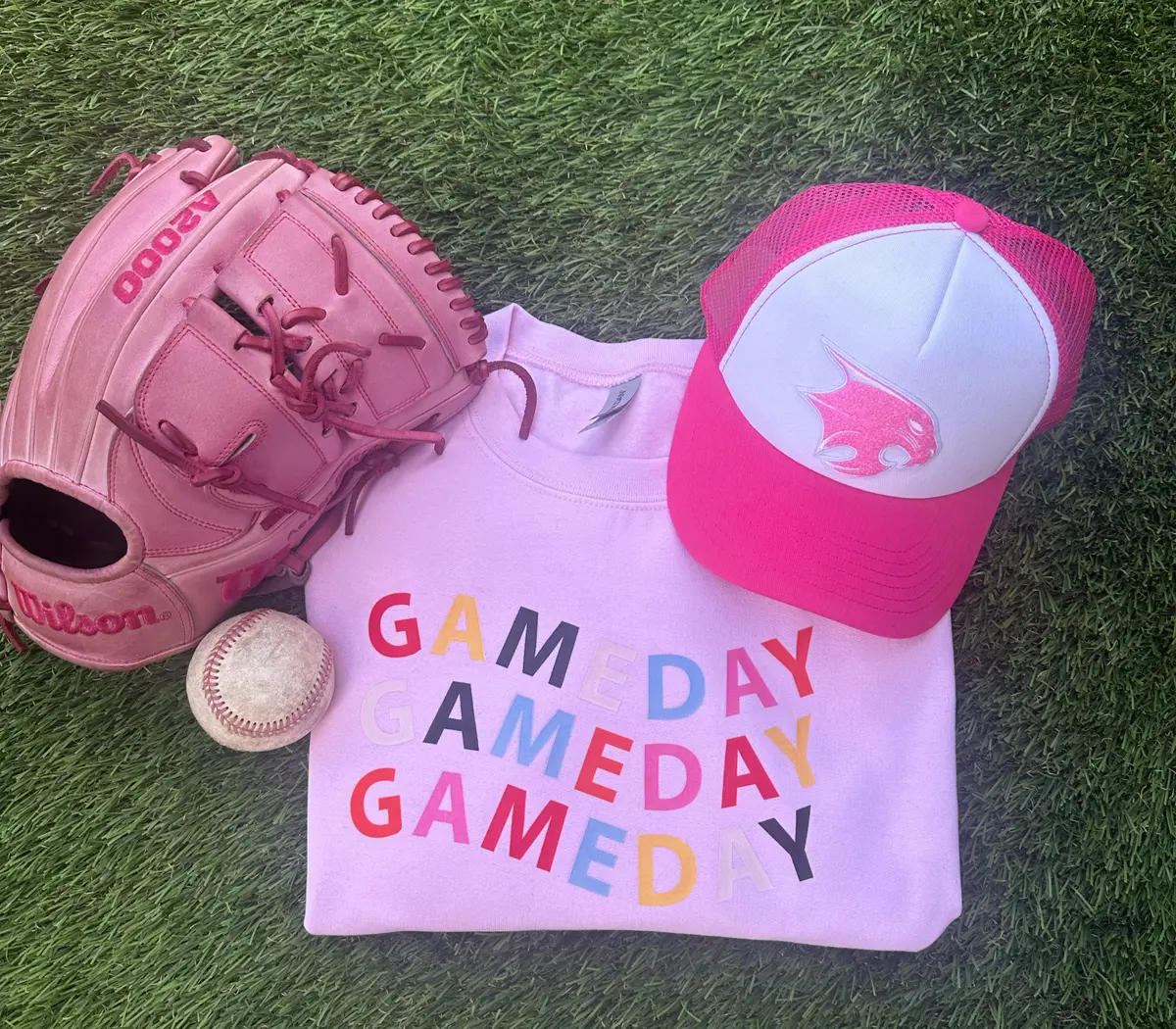 Pink Game Day Sweatshirt 3