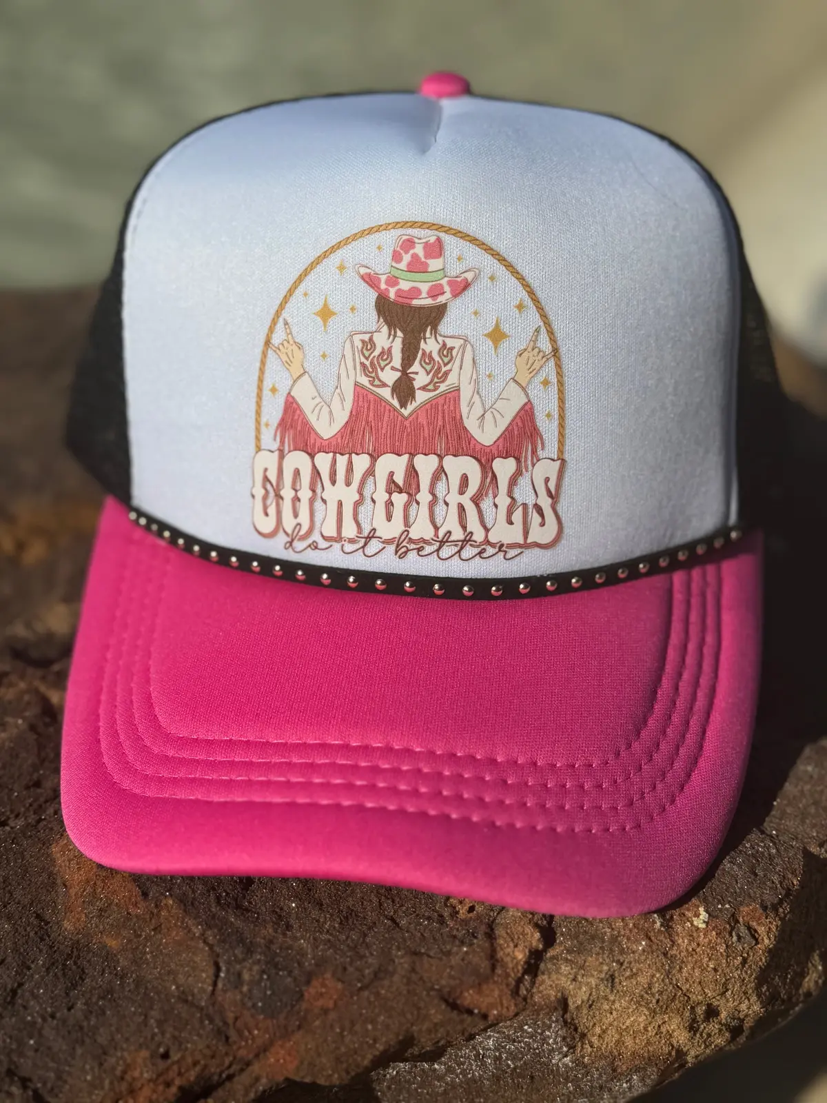 Cowgirls Do It Better Trucker Hat 1