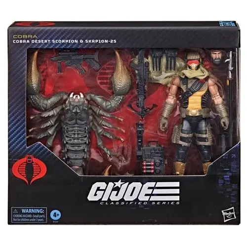 Gi Joe Classified Deluxe Cobra Desert Scorpion & Skrp10n-25 Set 1