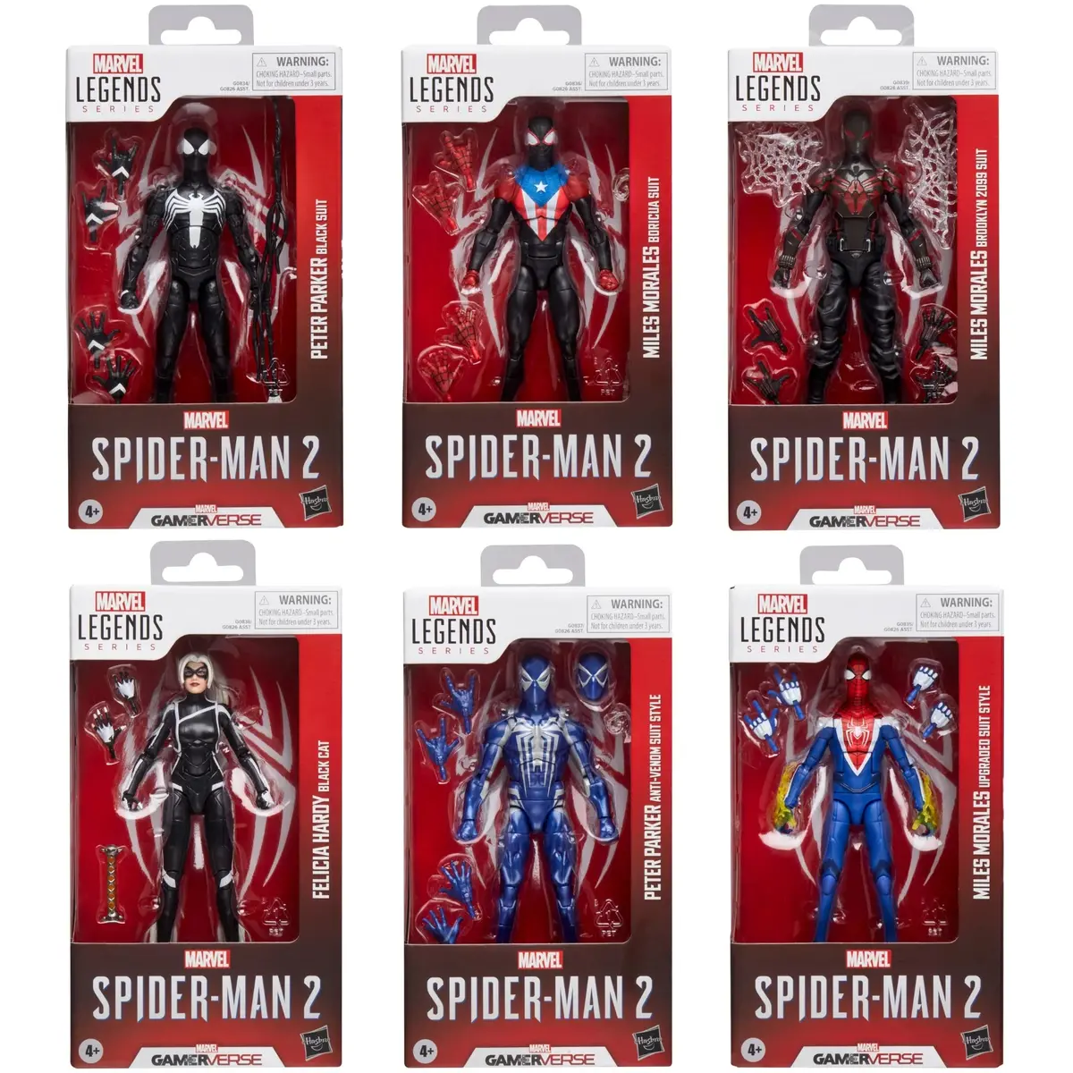 Marvel Legends Spiderman Gamerverse Wave (6 Figure Set) 1