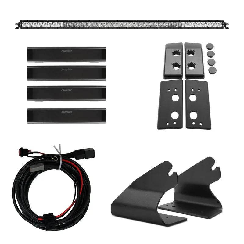 Rigid Industries 2021-2024 Ford Bronco Roof Line Light Kit With A Sr Spot/Flood Combo Bar Included | 46724 1