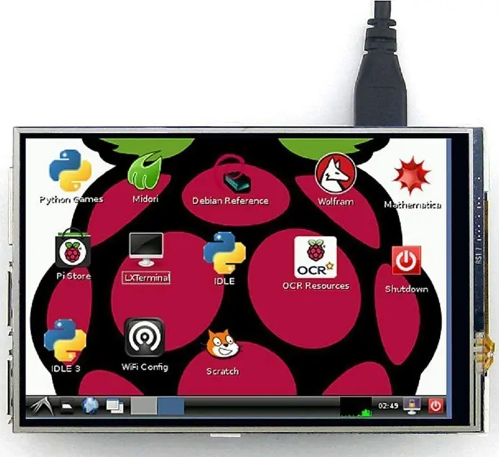 4" Lcd (A) (320X480), Ips, Resistive Touch Screen Lcd 1