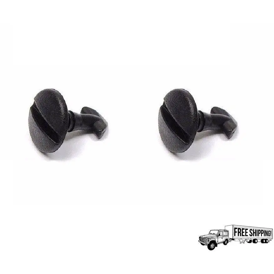 Rear Bumper Tow Hitch Cover Clip Knob X2 1
