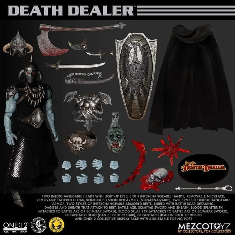 (Open Box / Never Displayed) Mezco One12 Death Dealer 6-Inch Figure 1