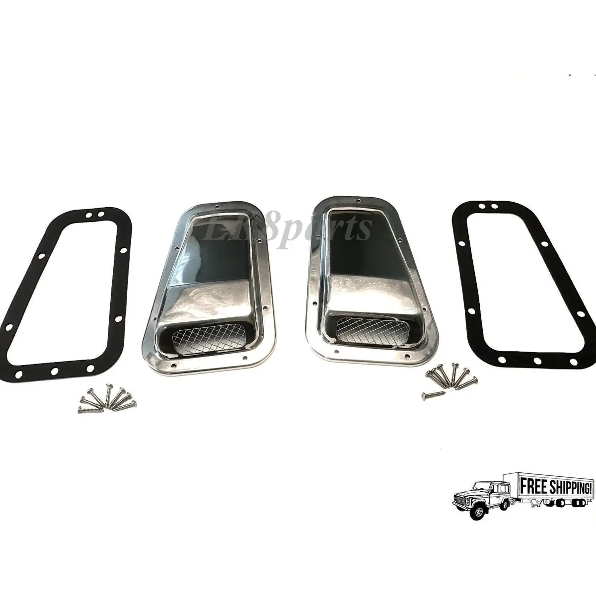 Stainless Steel Wing Intake Grille Lh/Rh & Set 3