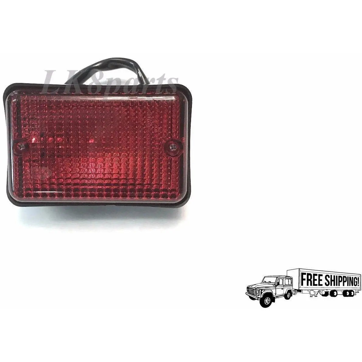 Rear Rectangular Fog Lamp Light 1