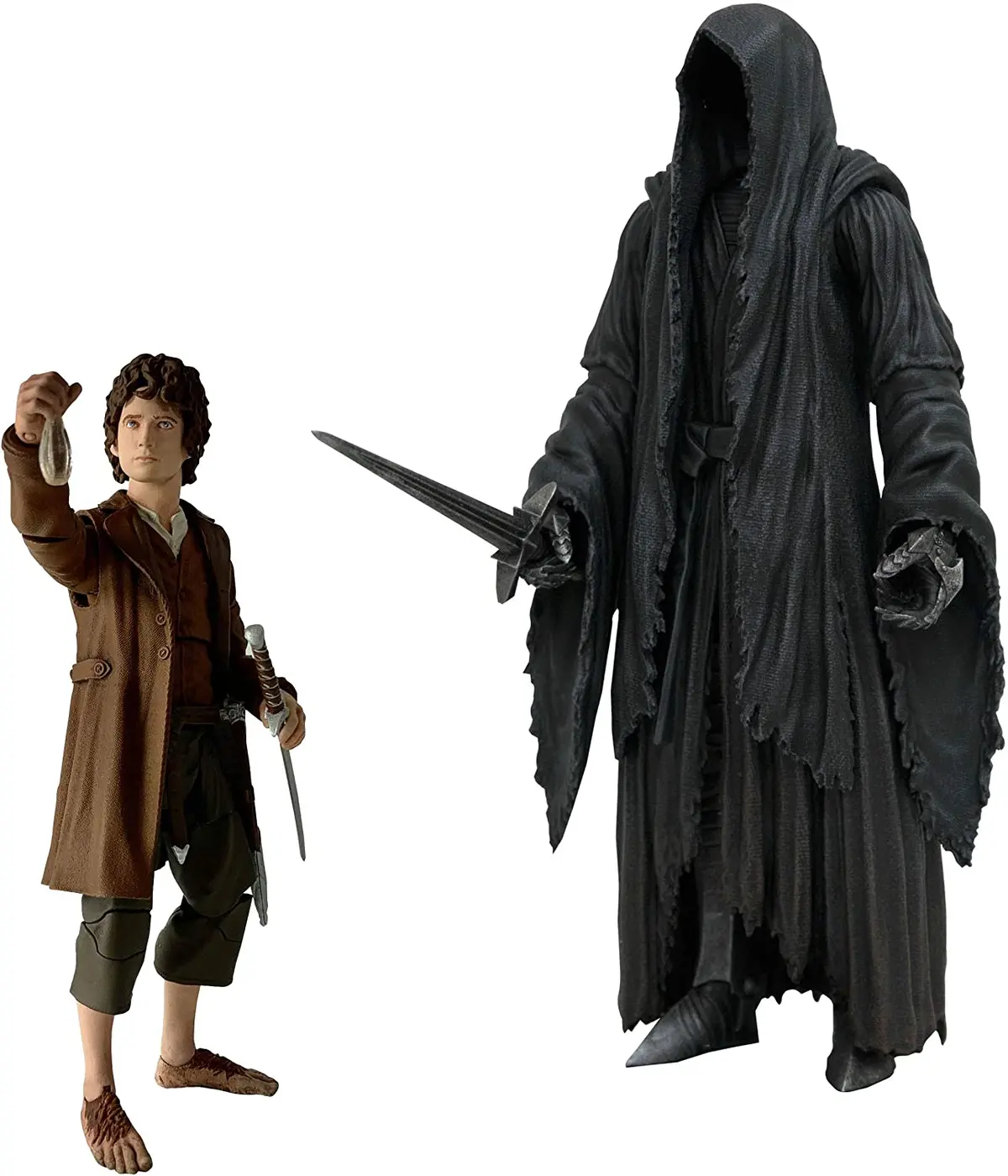 (Dented Box) Lord Of The Rings Series 2 - Frodo And Ringwraith W/ Suaron Baf Pieces 1