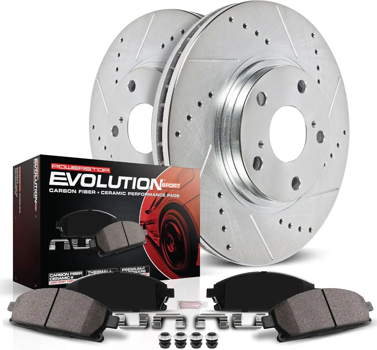 Power Stop Rear Z23 Evolution Brake Kit 21-24 Ford Bronco | K8763 1