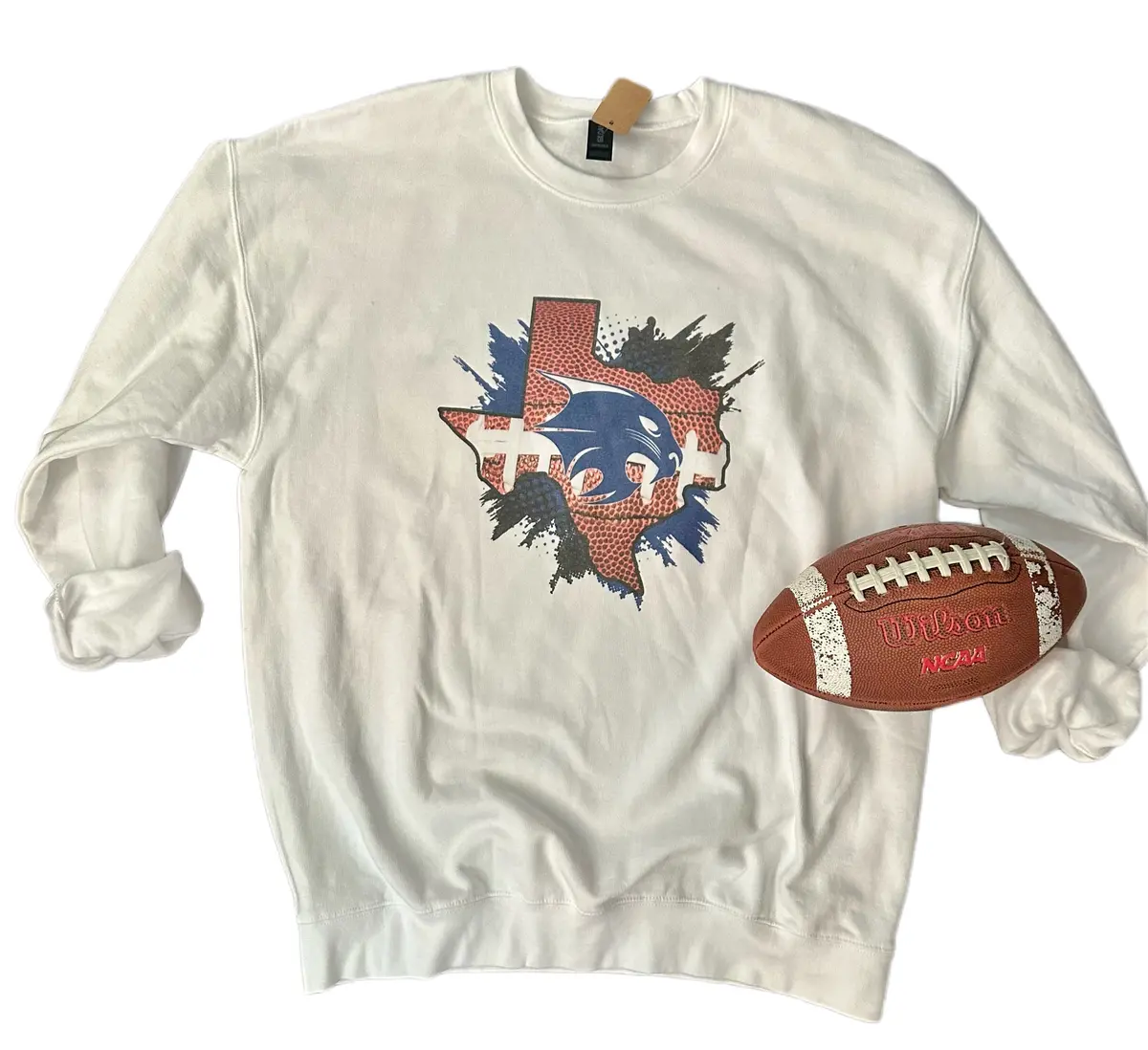Vintage Bobcats Football Sweatshirt 1