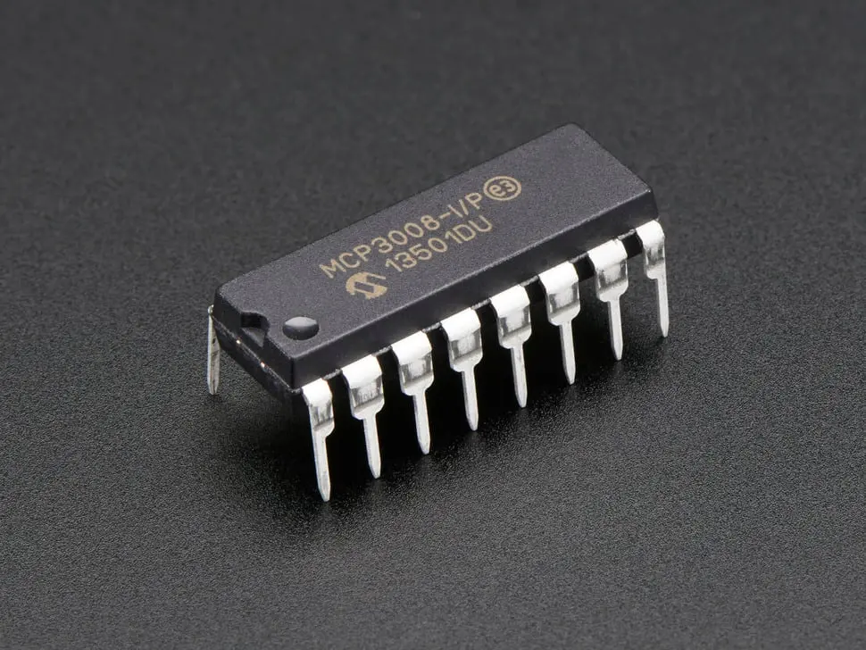 Mcp3008 - 8-Channel 10-Bit Adc With Spi Interface 1
