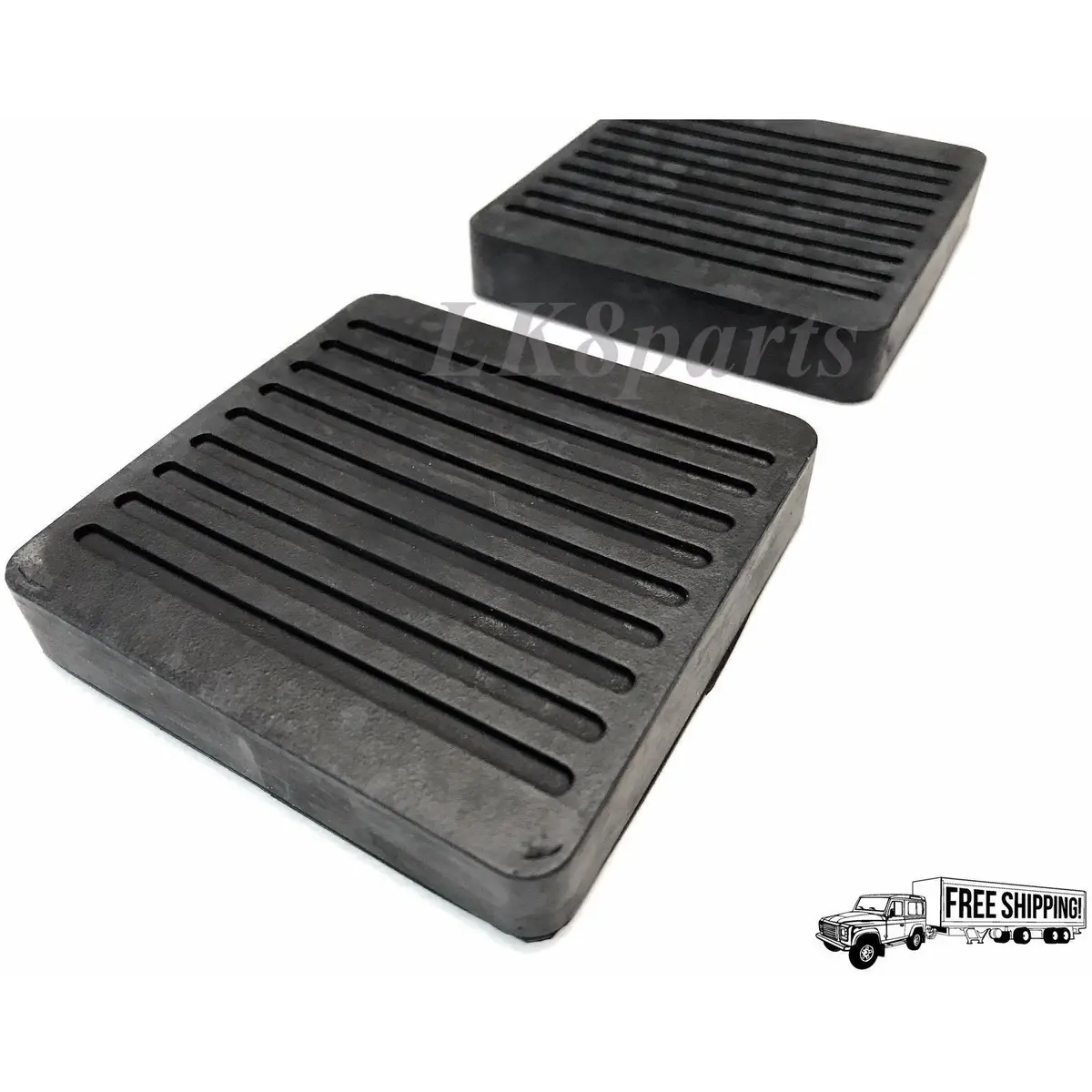 Clutch & Brake Pedal Pad Set X2 1