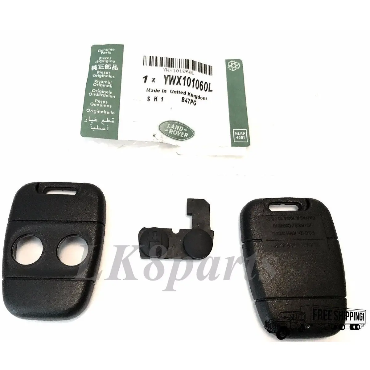 Remote Fob Case And Button Rebuild Kit Genuine 1
