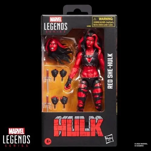 New In Stock! Marvel Legends Red She-Hulk 6-Inch Figure 1
