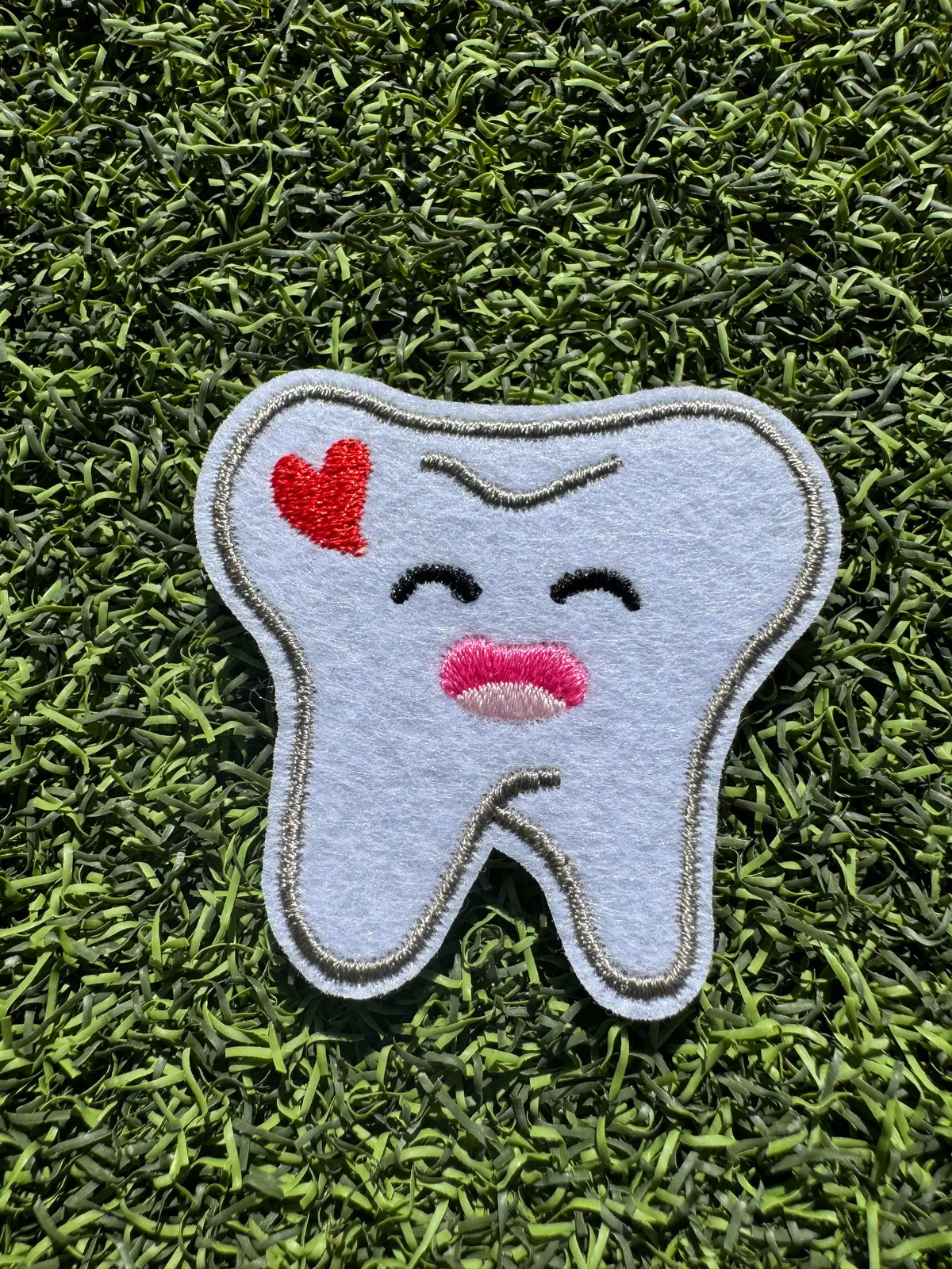 Tooth Dentist Dental Iron On Patch 1