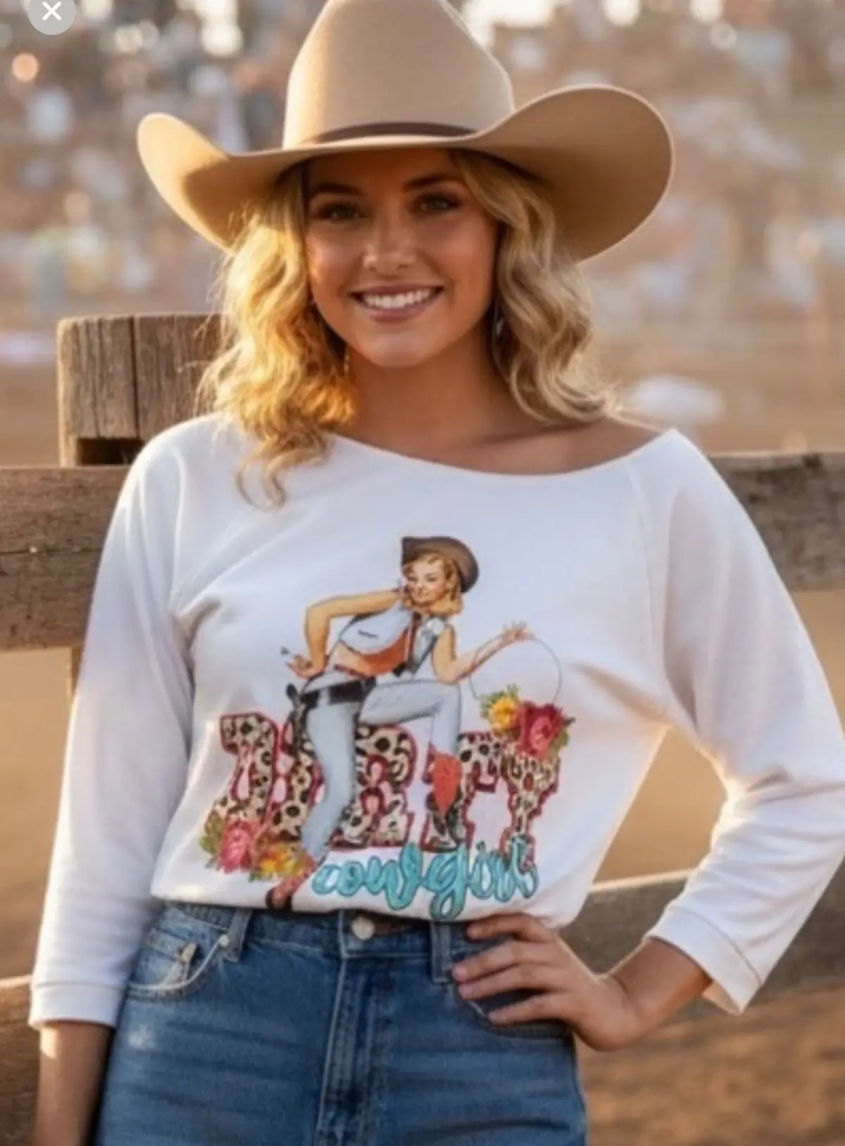 Dirty Cowgirl Off-The-Shoulder Top 1