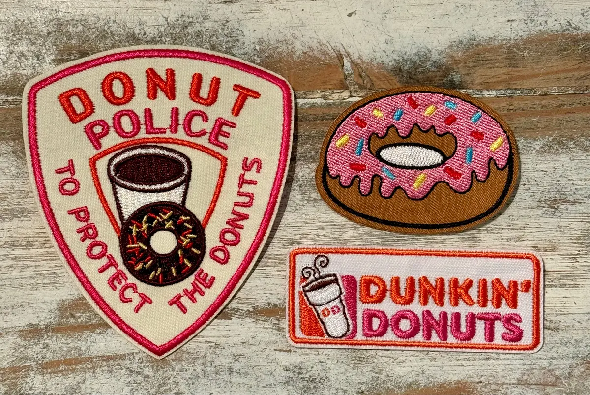 Donut Themed Iron On Patches 1