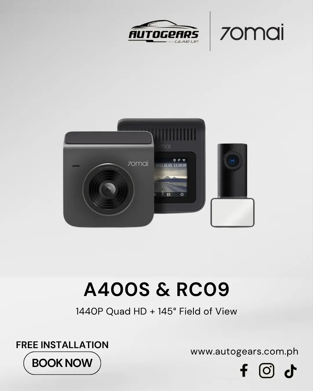 70Mai A400 / A400s Dashcam 2