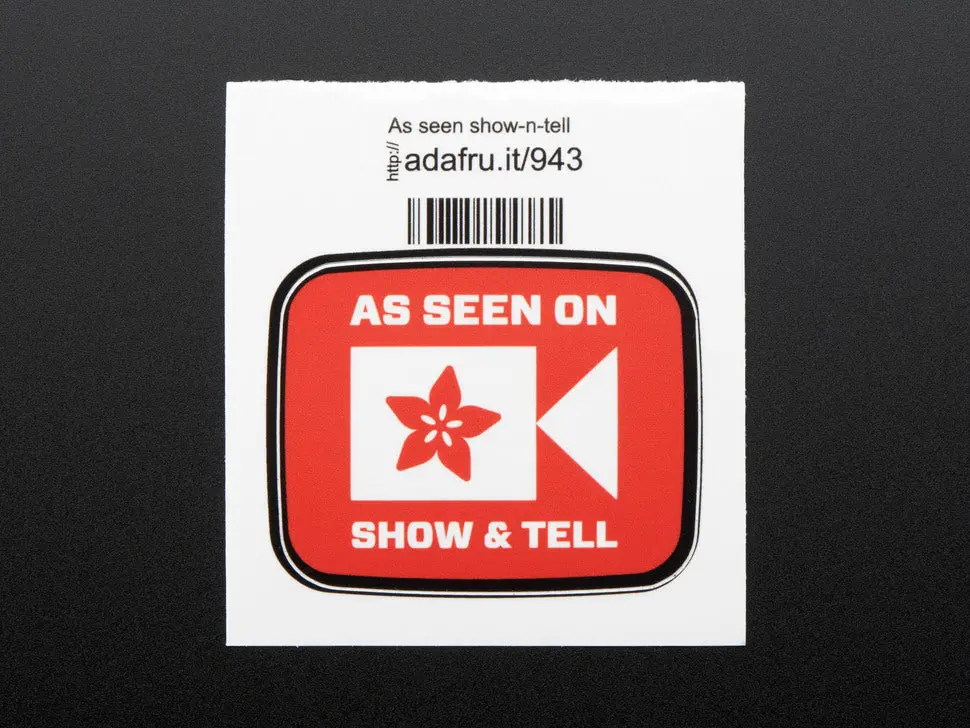 As Seen On Show And Tell Sticker 1