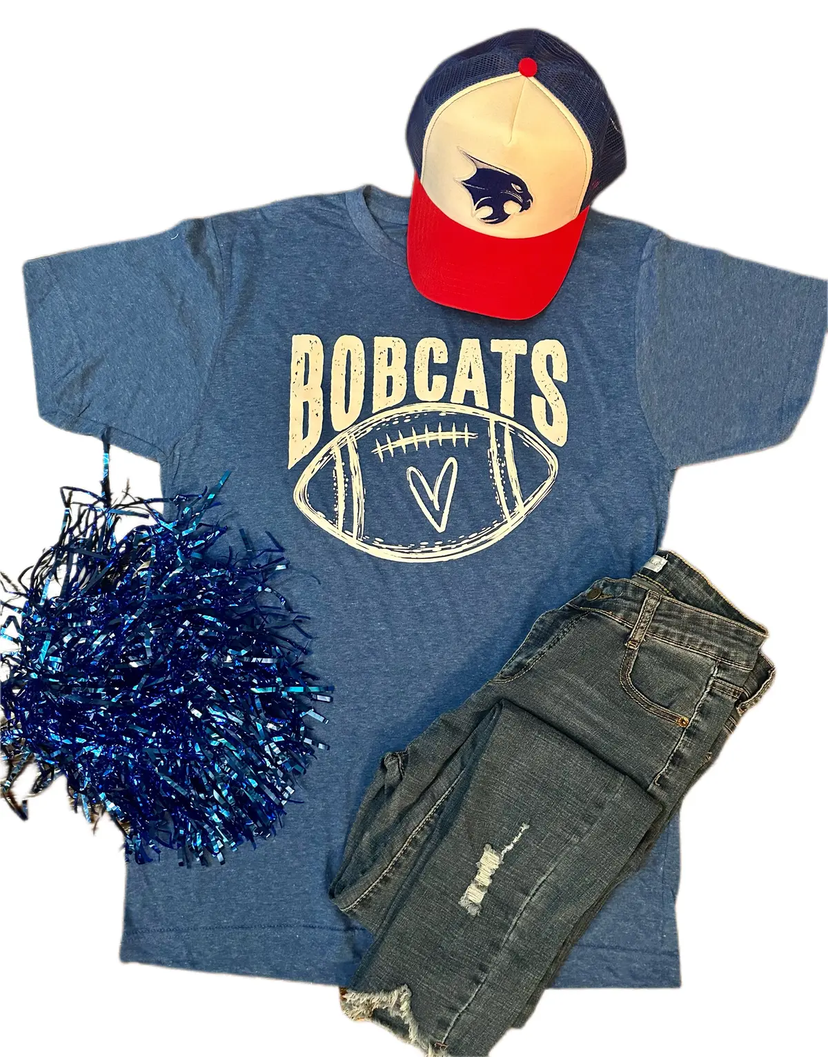 For The Love Of Football Bobcats Tee 1