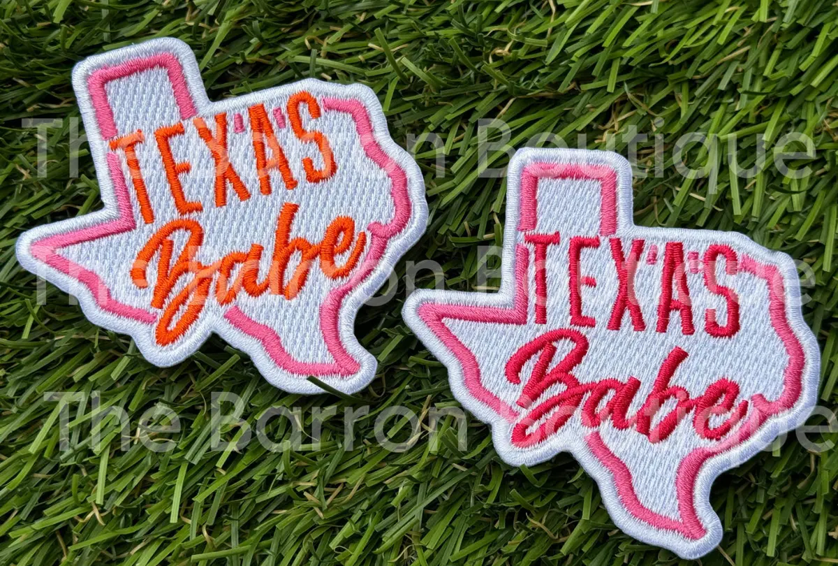 Texas Babe Iron On Patches 1