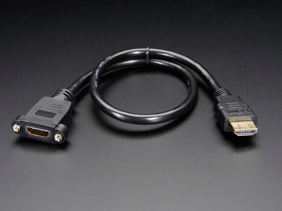 Panel Mount Hdmi Cable - 40 Cm 1