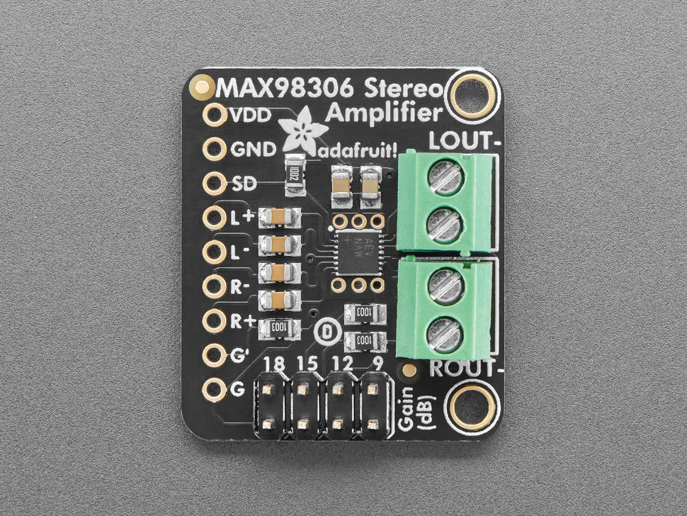 Stereo 3.7W Class D Audio Amplifier - Max98306 1