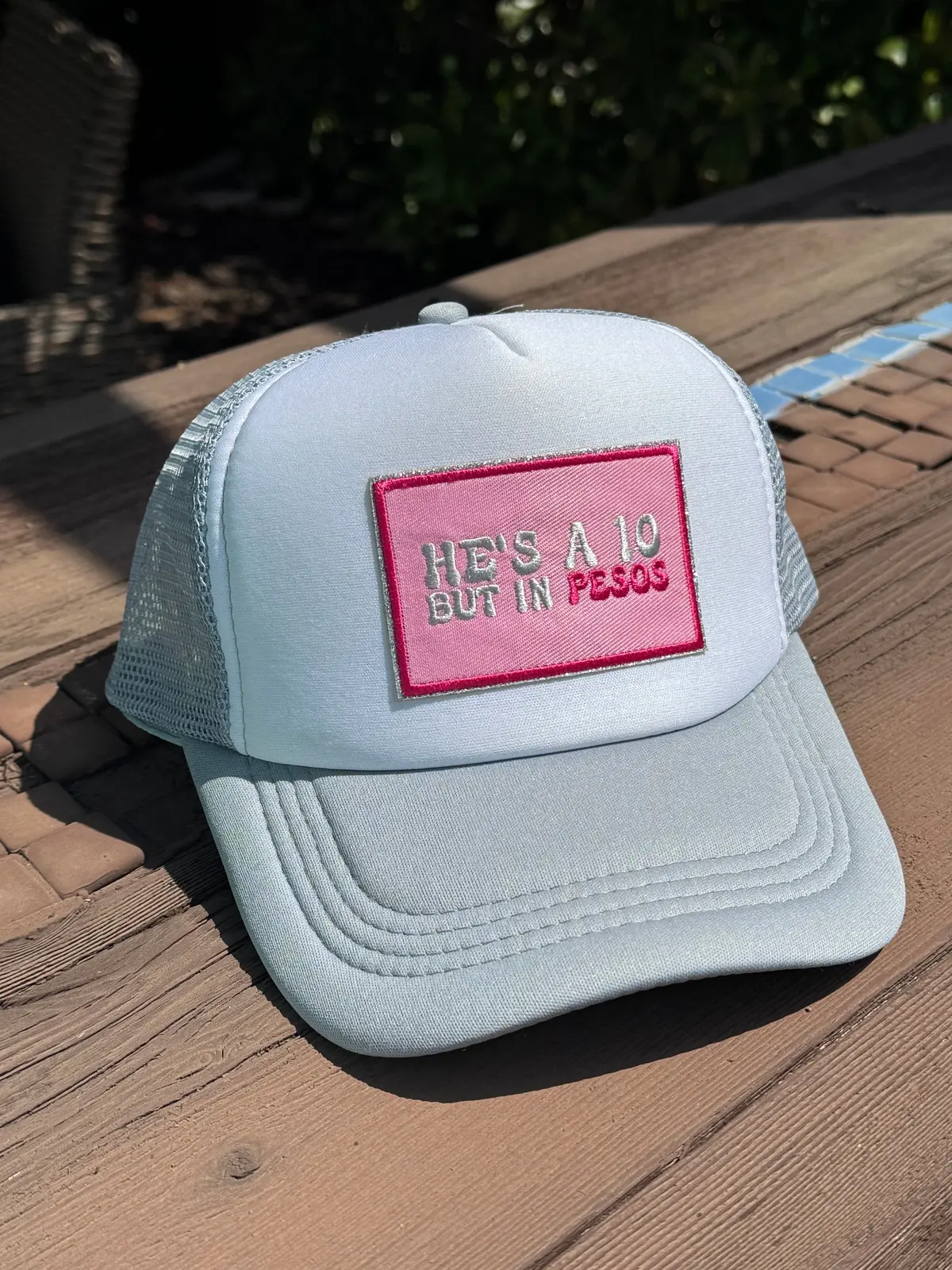 He’S A 10, But In Pesos Trucker Hat 1