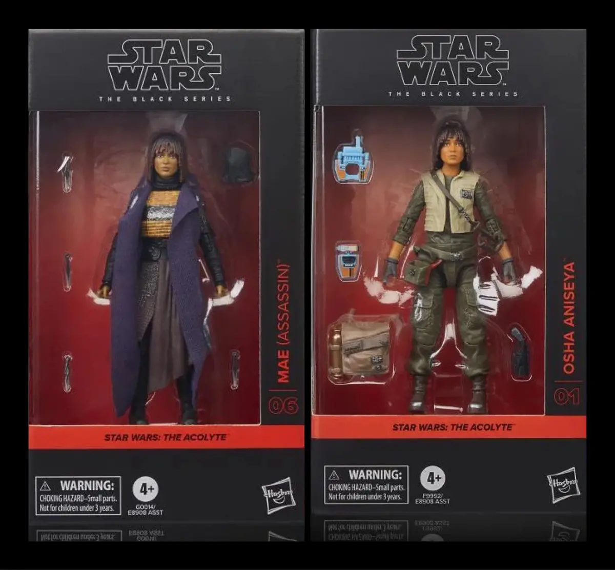 Star Wars Black Series The Acolyte Osha & Mae 2 Figure Set 1