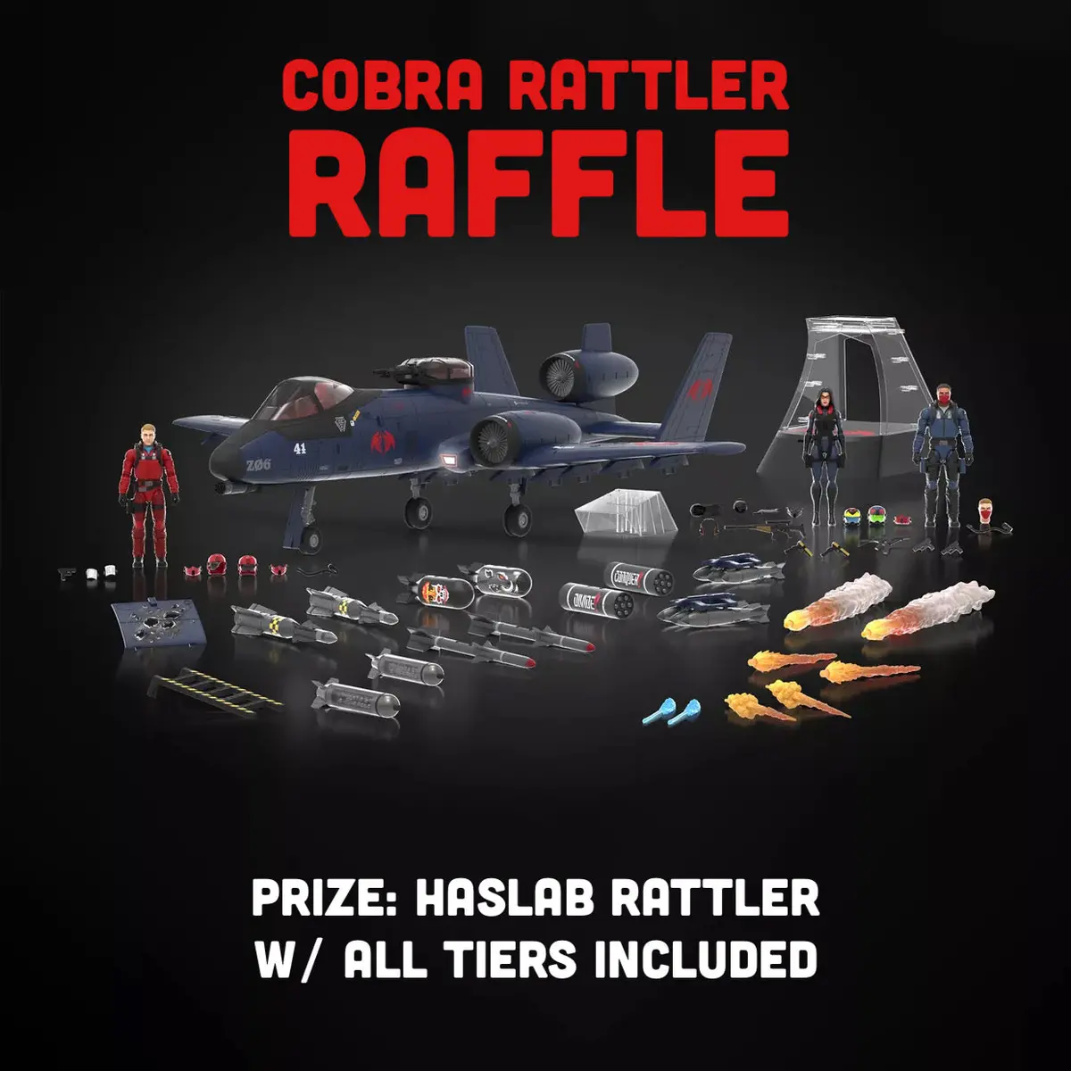 1X Raffle Entry - Haslab Cobra Rattler Complete Set 1