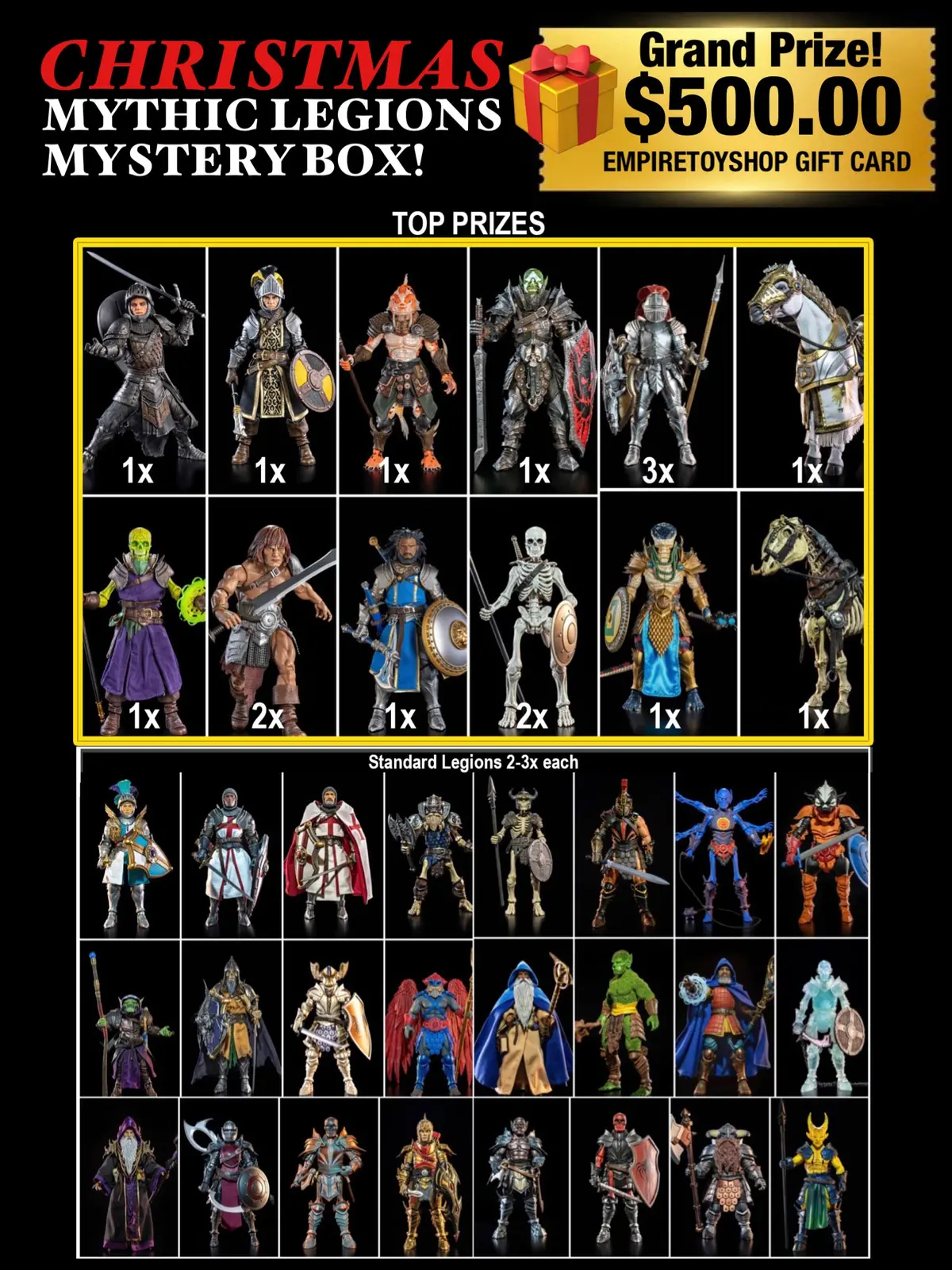 Mythic Legions Christmas Mystery Box! 1
