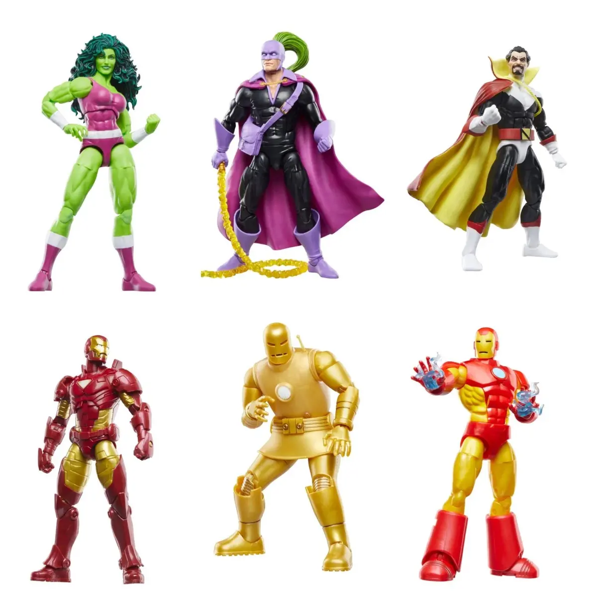 Shipping This Week - Marvel Legends Retro Iron Man Wave (6 Figure Set) 1