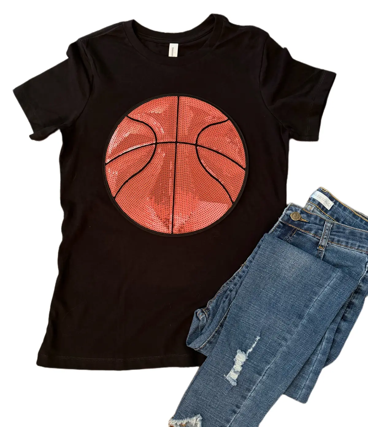 Sparkle Basketball T-Shirts in Multiple Colors
